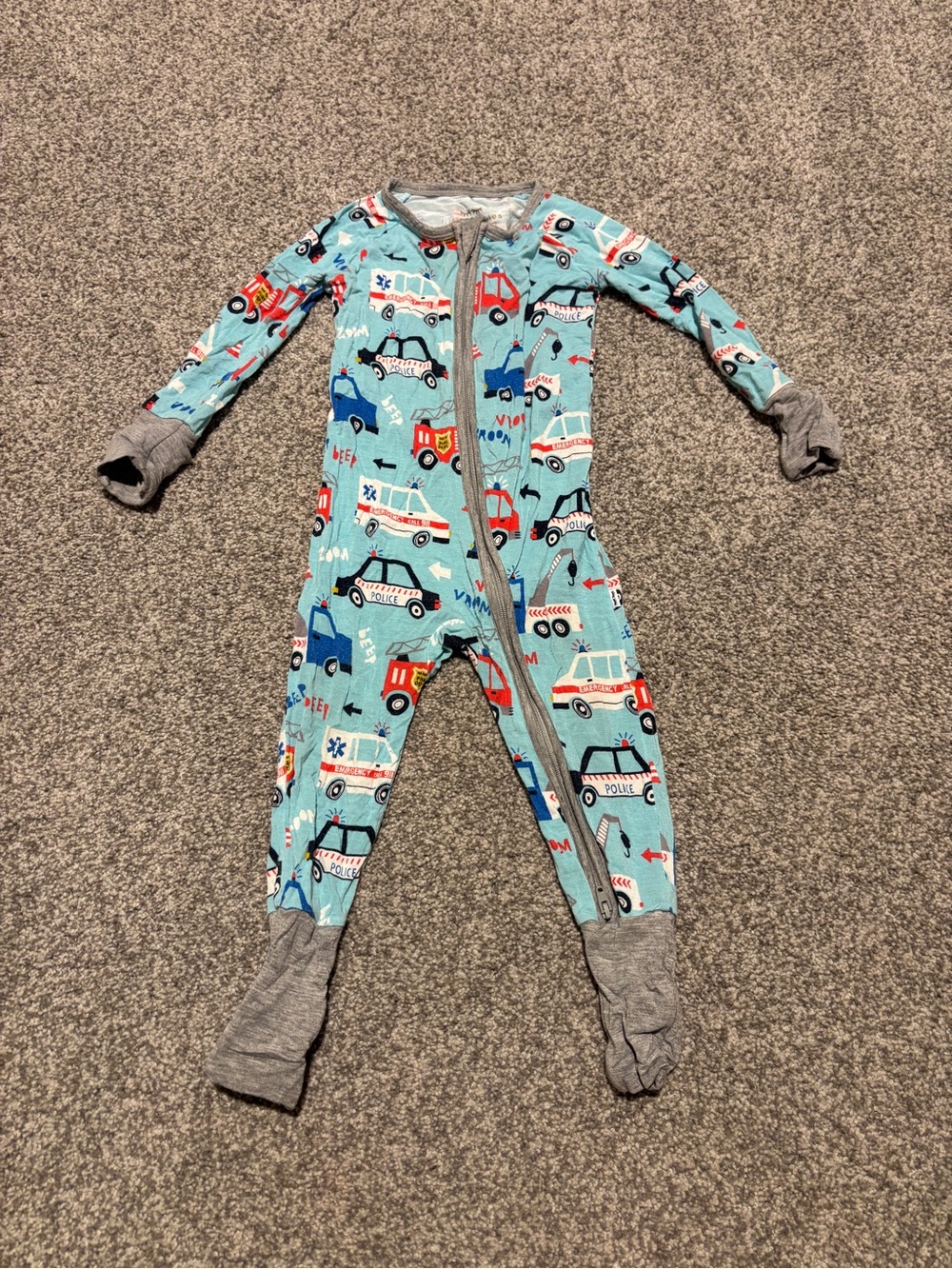 Little Sleepies - Safety Vehicles Zippy (6-12 mo)